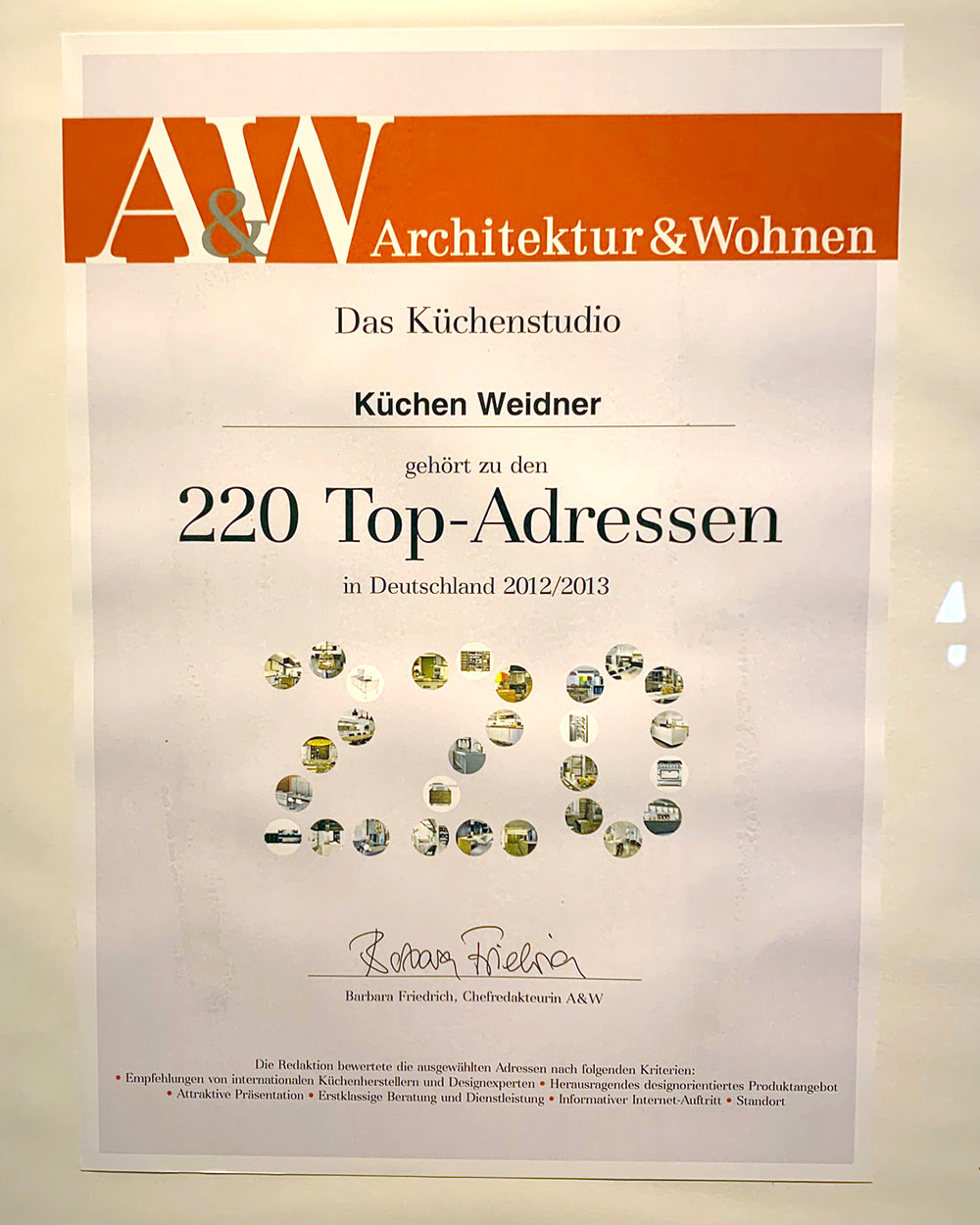 Architektur & Wohnen Top-Küchenstudio 2012/2013